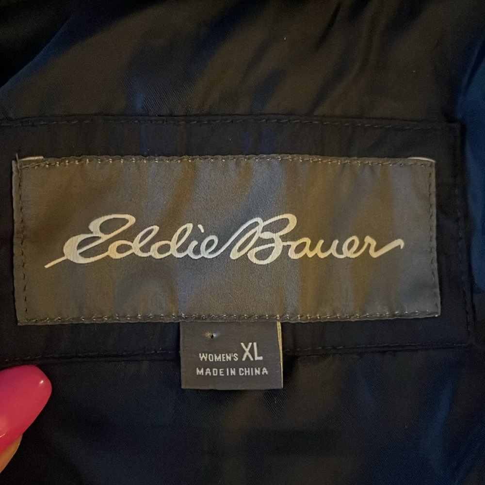 Eddie Bauer Women's Lodge Down Parka Dusted Indigo - Picture 15 of 16
